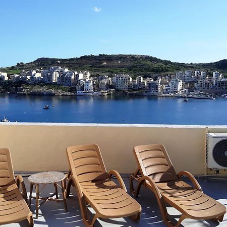 Bayview 2 Bedroom Seaview Apartment With Large Terrace With Panoramic Views - By Getawaysmalta Σεντ Πόλς Μπέι Εξωτερικό φωτογραφία
